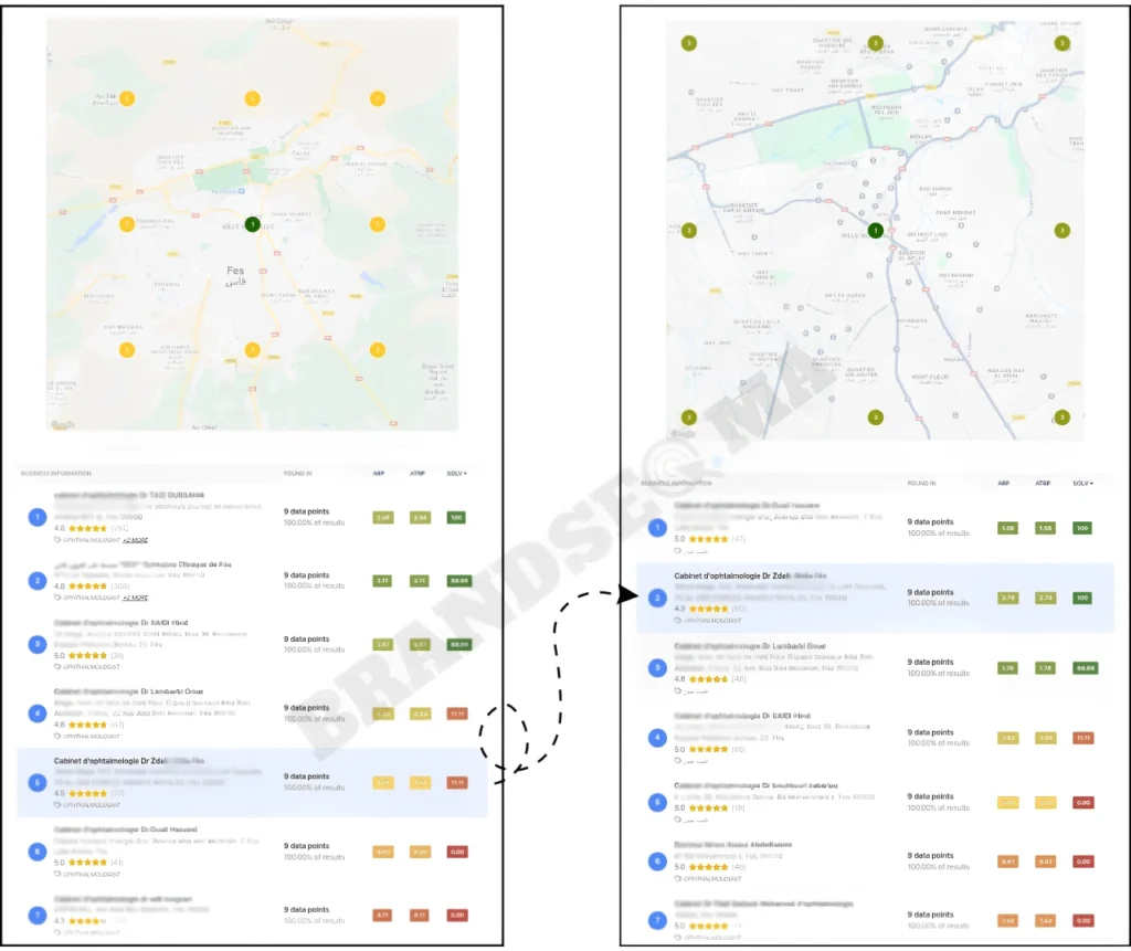 GOOGLE MAPS SEO PORTFOLIO